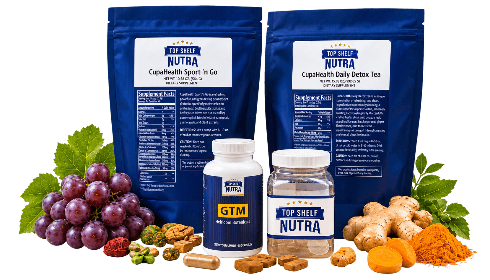 The Daily Health Pack: SportnGo, Daily Detox Tea and GTM